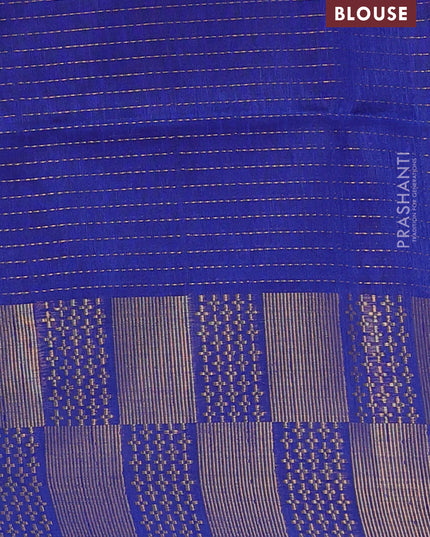 Semi dupion saree peach shade with allover zari stripes pattern and zari woven border
