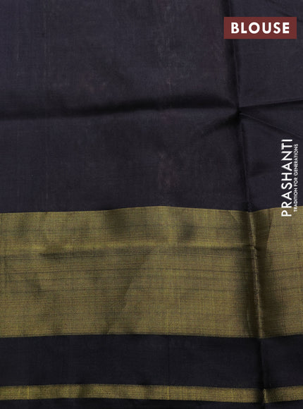 Rajkot patola silk saree red shade and black with allover ikat weaves and ikat zari woven border