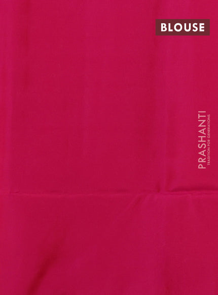 Kanchipuram soft silk saree red and pink with allover zari woven buttas and long zari woven border
