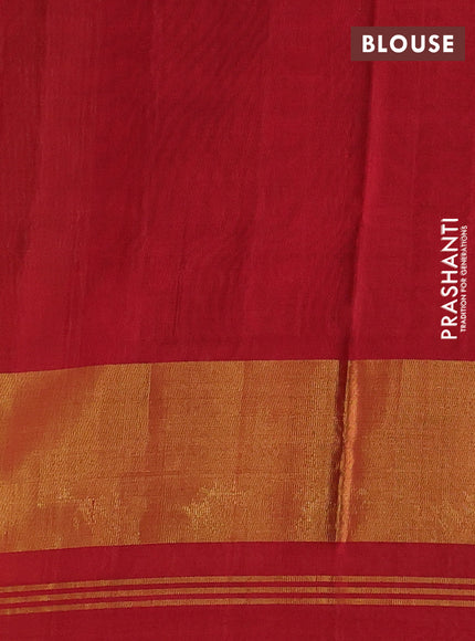 Rajkot patola silk saree bottle green and maroon with allover ikat weaves and zari woven ikat border
