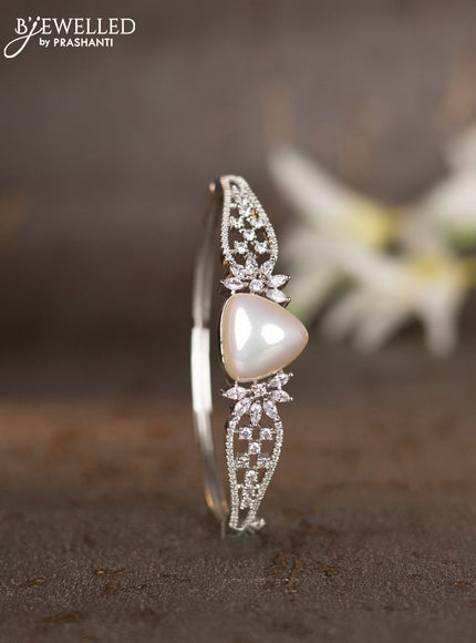 Bracelets with cz stones and pearls