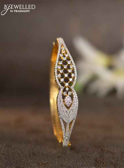 Bracelets with cz stones in gold finish
