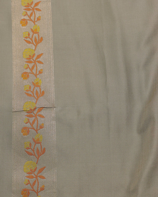 Beige Pure Banarasi Silk Saree