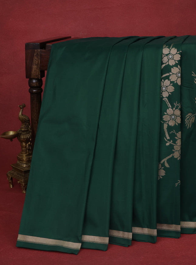 Green Banarasi Silk Saree