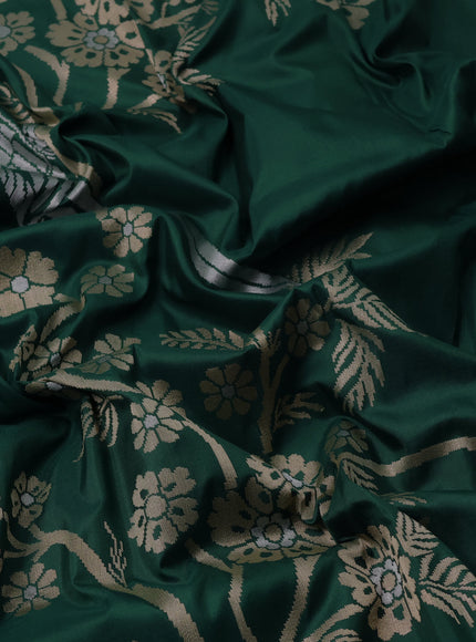 Green Banarasi Silk Saree