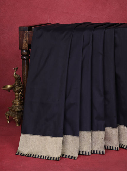Black Banarasi Silk Saree
