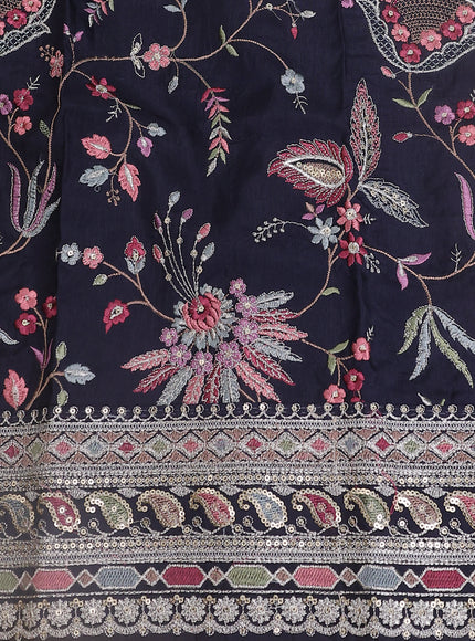 Mild Purple Tissue Silk Saree