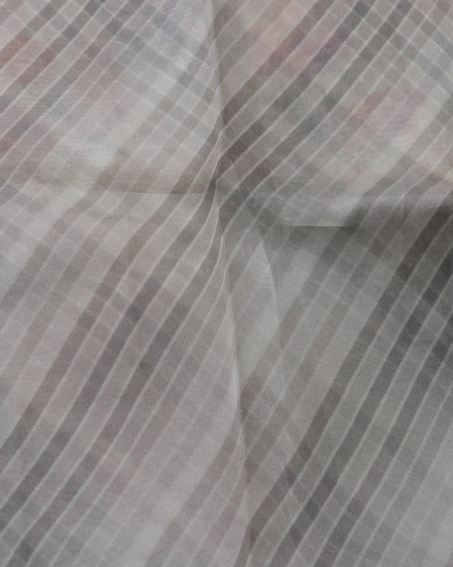 Off White Organza Silk Saree