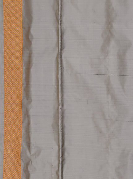 Beige - Maroon Banarasi Tanshoi Silk Saree