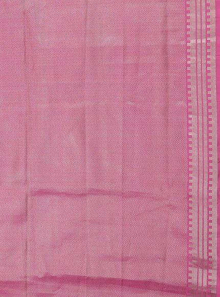 Mauve Pink Banarasi Tanshoi Silk Saree