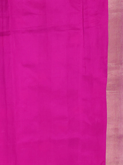 Pink Chanderi Silk Saree