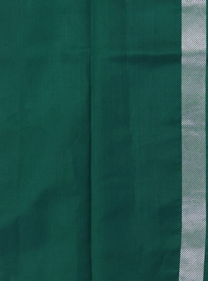 Peacock Green Chanderi Silk Saree