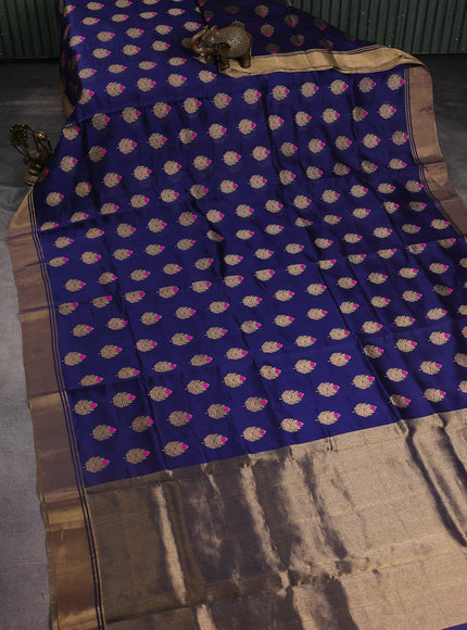 Off White Chanderi Silk Saree