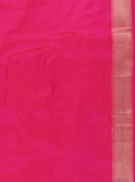 Pink Banarasi Silk Saree