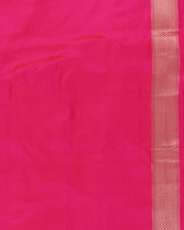 Pink Banarasi Silk Saree