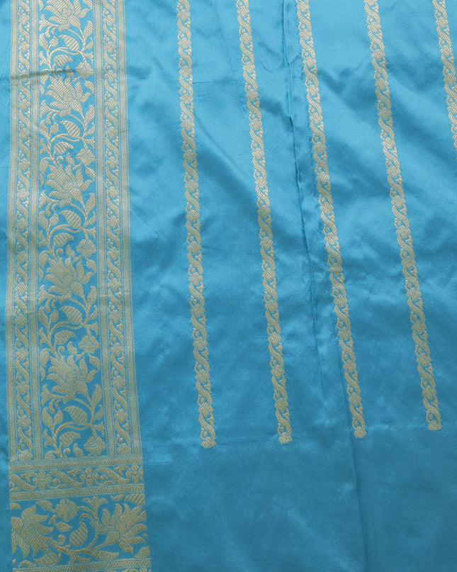 Light Blue Banarasi Silk Saree
