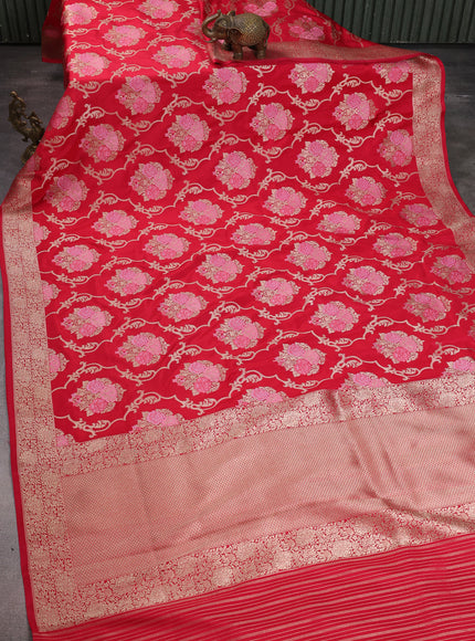 Red Banarasi Silk Saree