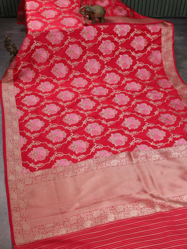 Red Banarasi Silk Saree