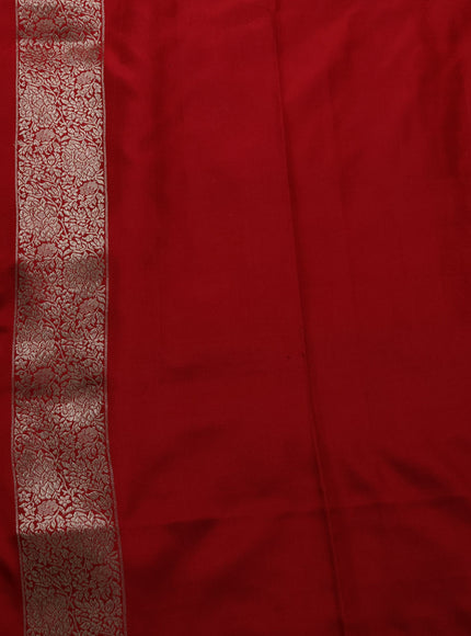 Red Banarasi Silk Saree