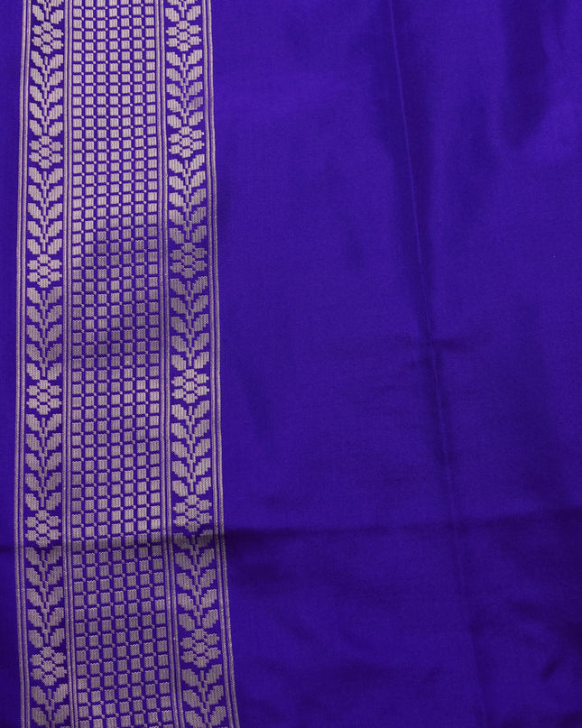 Blue Banarasi Silk Saree