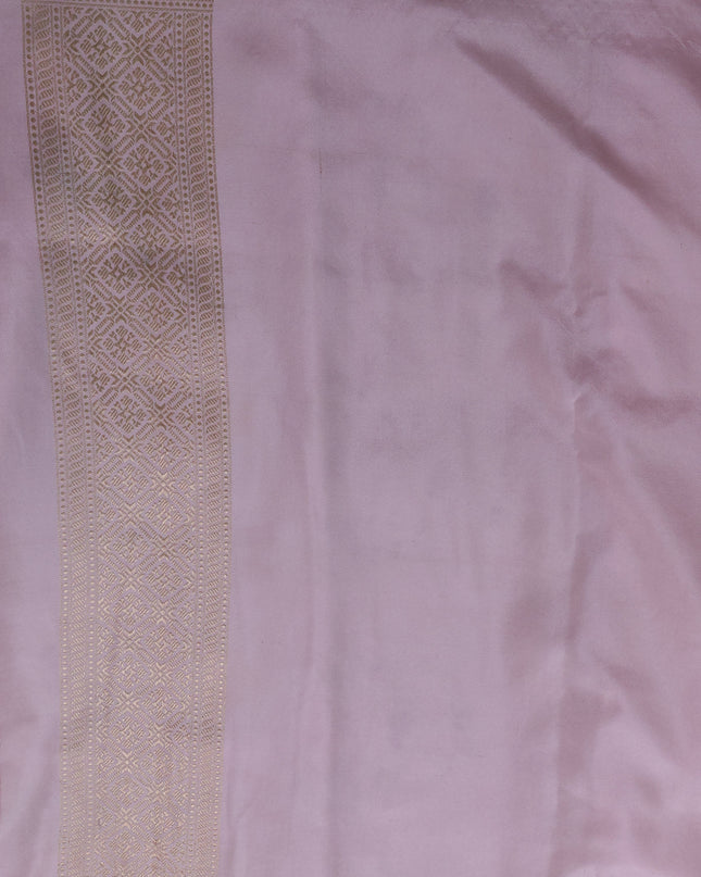 Light Pink Banarasi Silk Saree