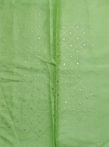 Dark Blue Tussar Silk Saree