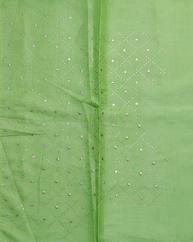 Dark Blue Tussar Silk Saree