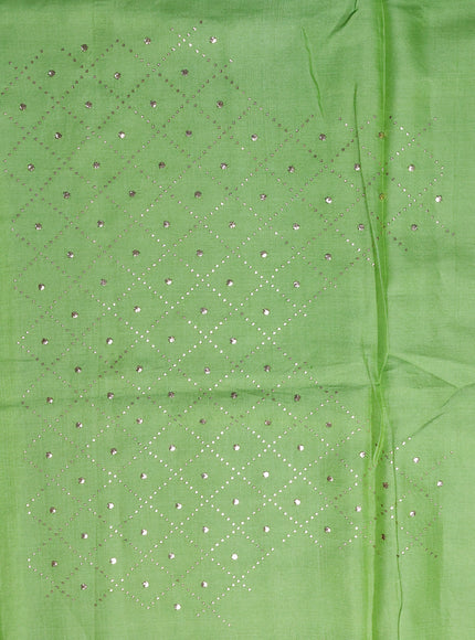Dark Blue Tussar Silk Saree