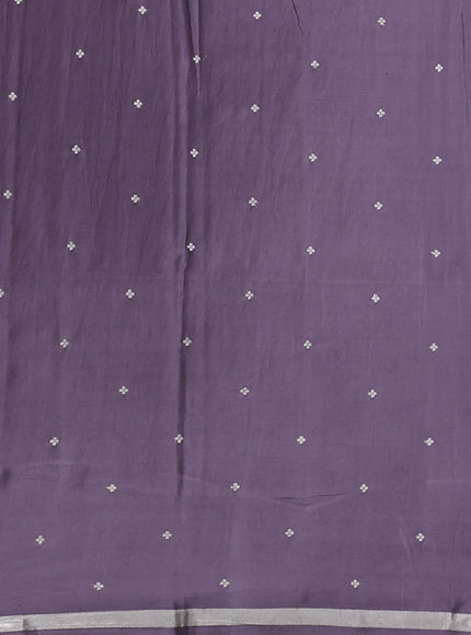 Pastel Lavender Banarasi Mushru Silk Saree