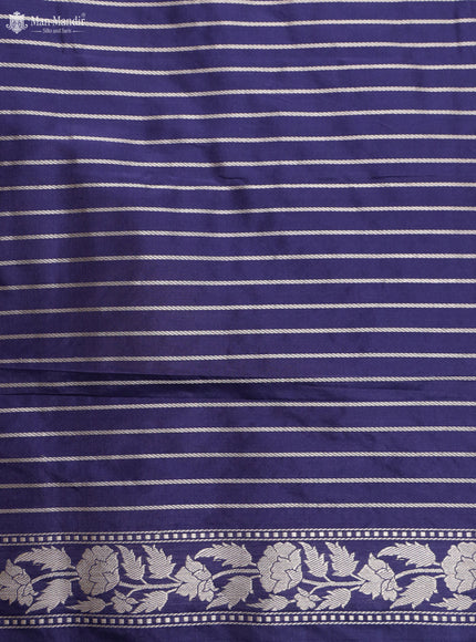Jamun Banarasi Kora Silk Saree