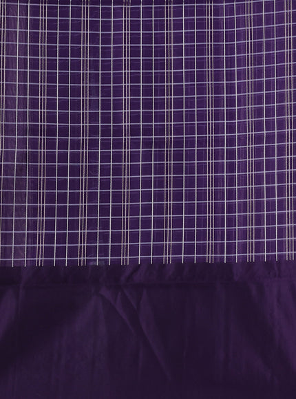Purple Banarasi Kora Saree