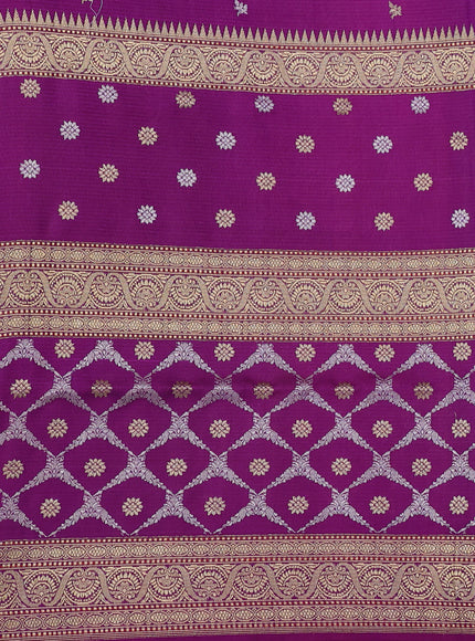 Pink Banarasi Kora Saree