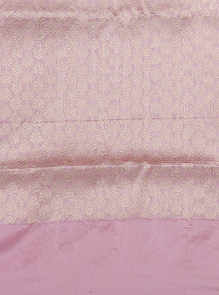 Beige-Peach Banarasi Kora Saree