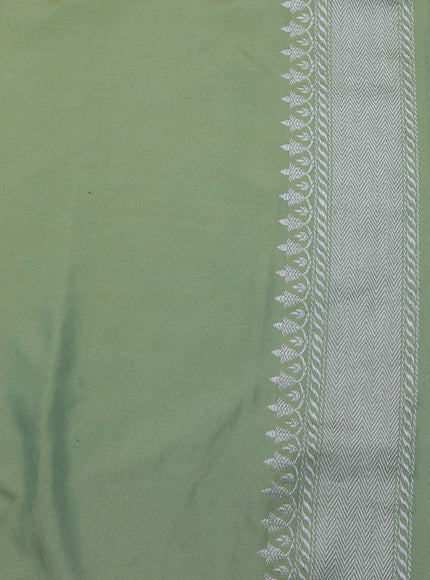 Teal Green Banarasi Fekwa Silk Saree