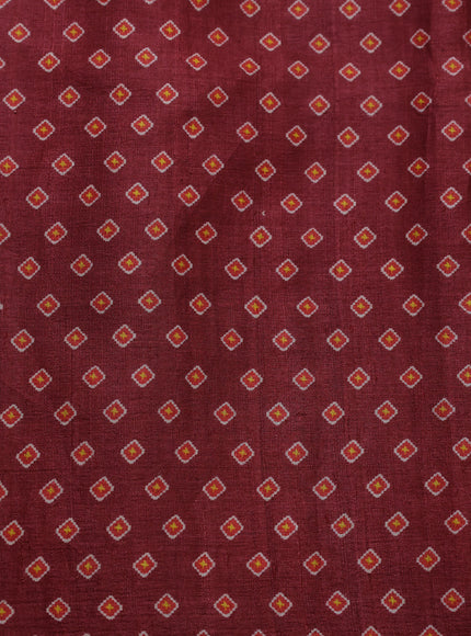 Purple Tussar Silk Saree