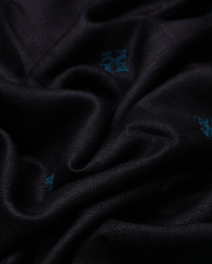 Black Tussar Silk Saree