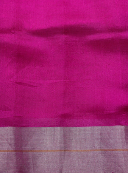 Hot Pink Banarasi Chanderi Silk Saree