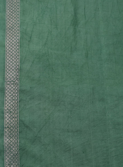 Yellow-Peach Banarasi Crepe Silk Saree