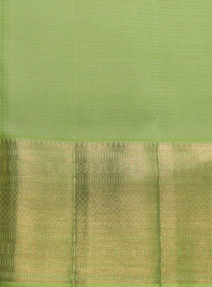 Green Kanchipuram Kota Saree