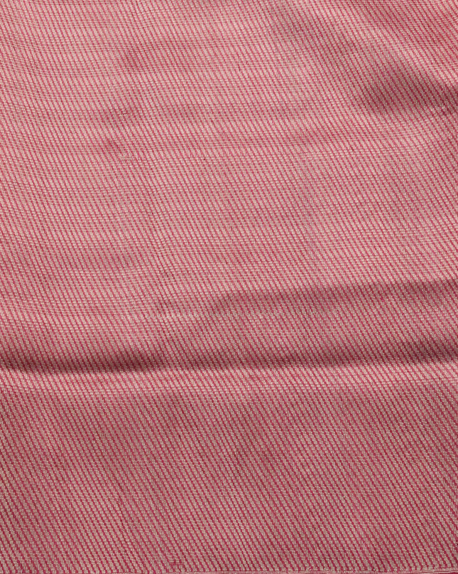 Magenta Pink Banarasi Kora Saree
