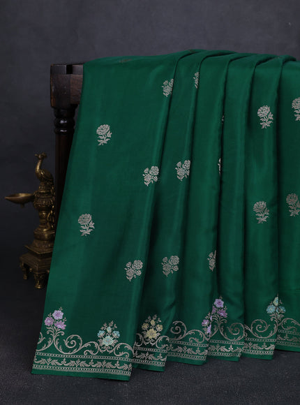 Green Banarasi Silk Saree