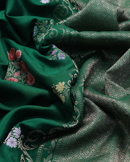 Green Banarasi Silk Saree