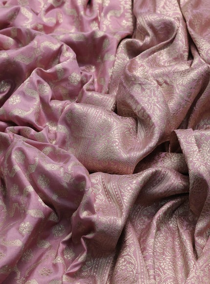Pastel Pink Banarasi Silk Saree