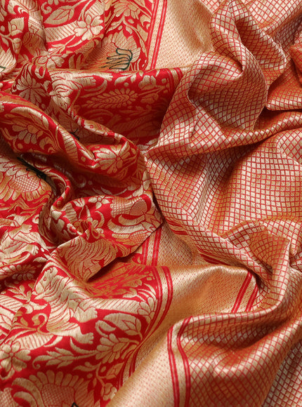 Red Banarasi Gaduwa Silk Saree