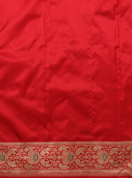 Red Banarasi Gaduwa Silk Saree