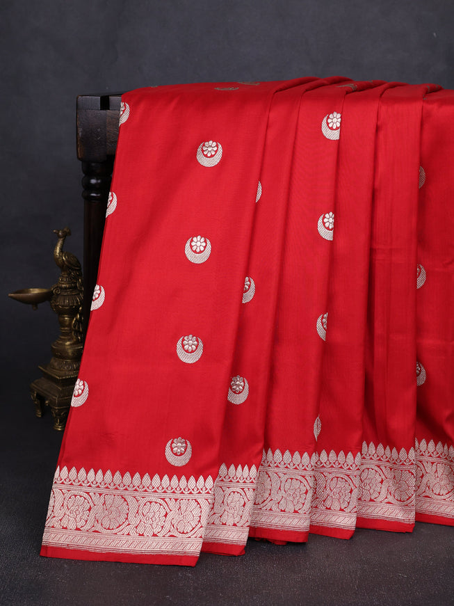 Red Banarasi Silk Saree