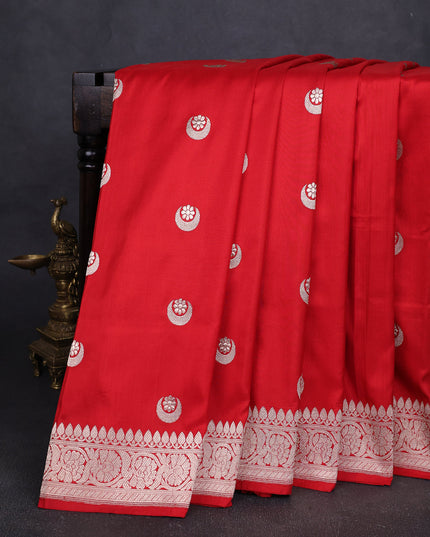 Red Banarasi Silk Saree