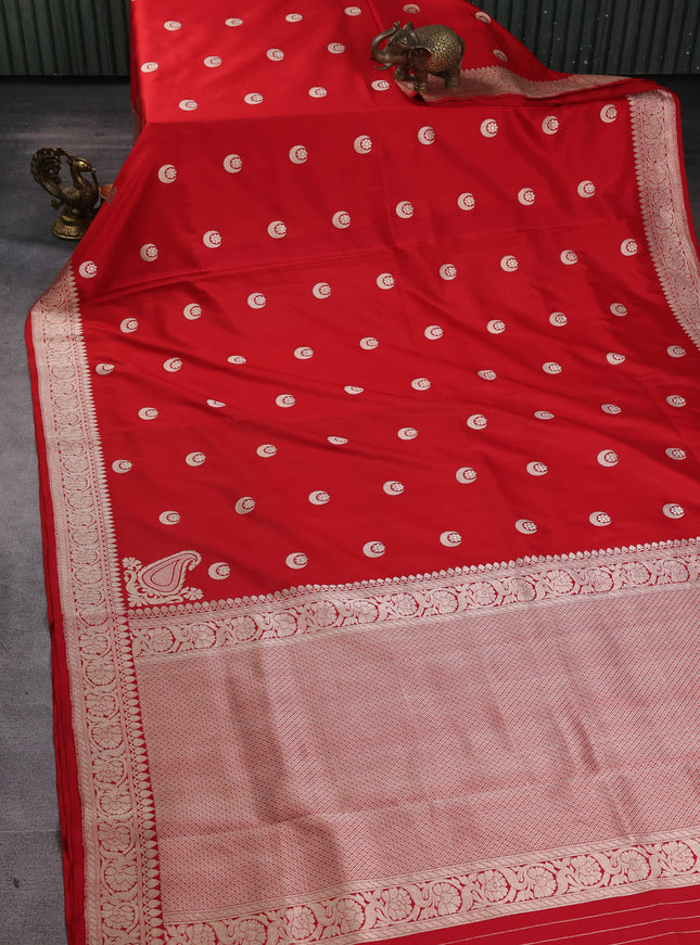 Red Banarasi Silk Saree