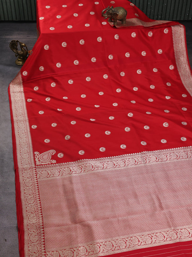 Red Banarasi Silk Saree