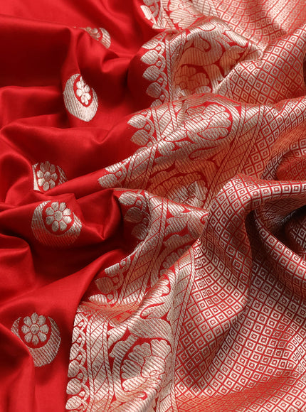 Red Banarasi Silk Saree